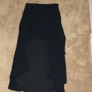 Forever 21 high low maxi skirt